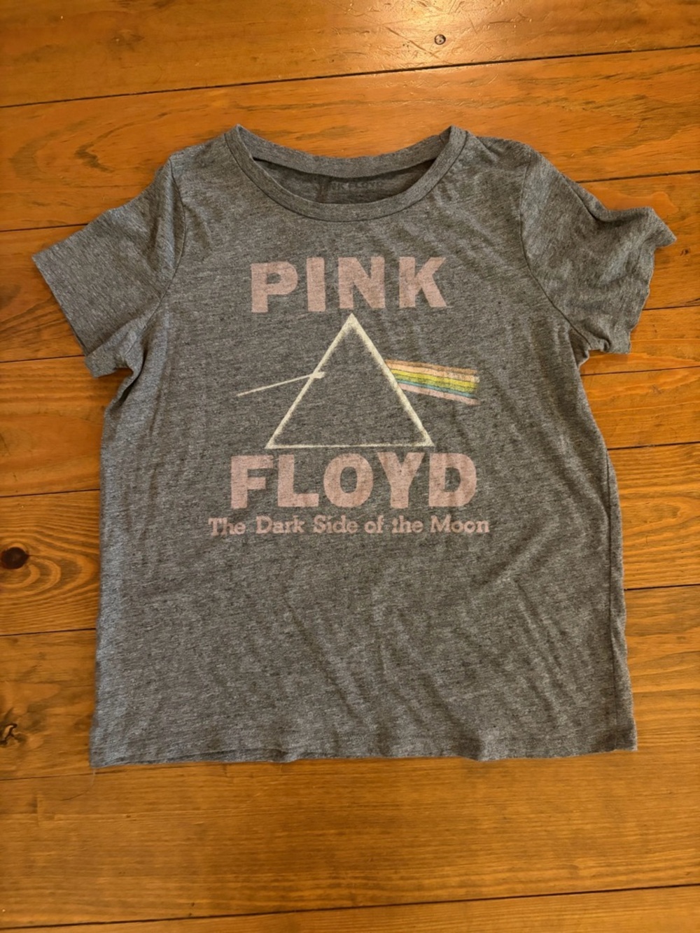 Pink Floyd Gray Graphic Tee - 'The Dark Side of the Moon'
